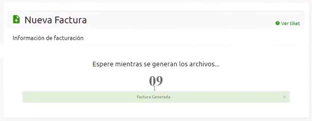 Facturacion BP Esperar a que se generen los archivos