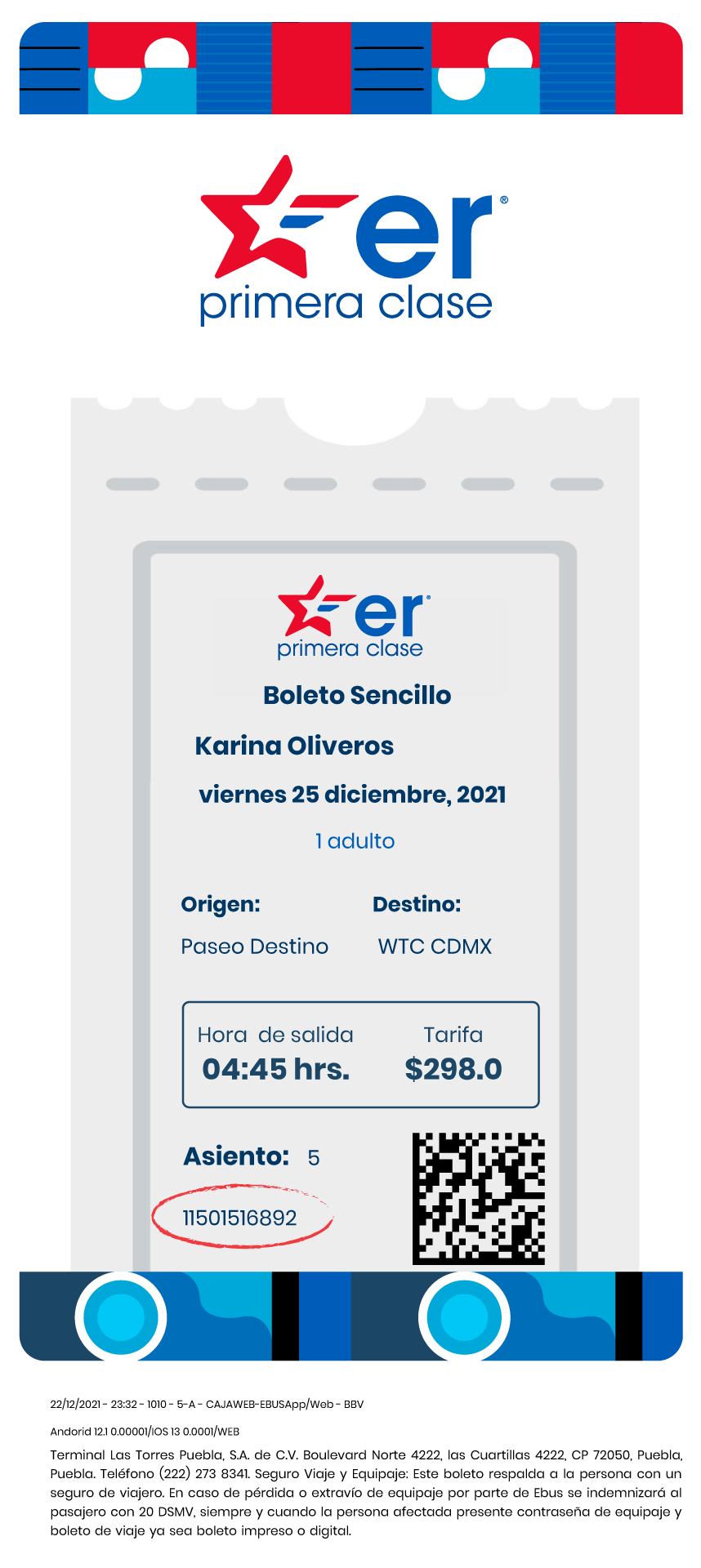 ejemplo boleto Estrella Roja digital facturacion Facturar Tickets ADN Fiscal