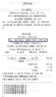 ejemplo datos ticket facturar facturasgas Facturar Tickets ADN Fiscal