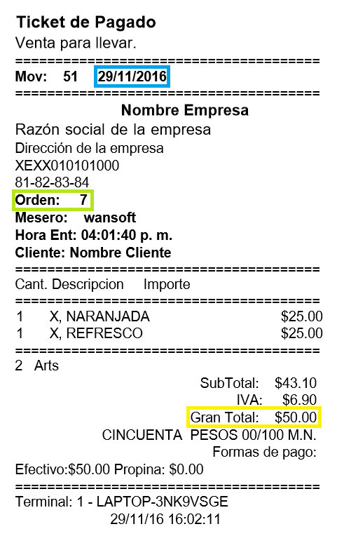 ejemplo ticket facturar Cassava Roots ejemplo ticket facturar Cassava Roots Facturar Tickets ADN Fiscal
