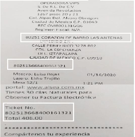ejemplo ticket facturar Corazon de Barro ejemplo ticket facturar Corazon de Barro Facturar Tickets ADN Fiscal