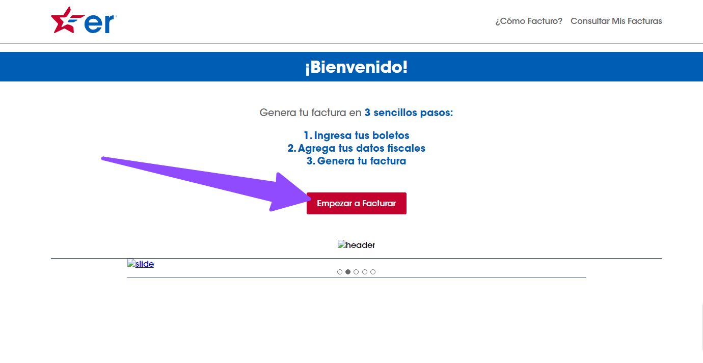 empezar a facturar Estrella Roja Facturar Tickets ADN Fiscal