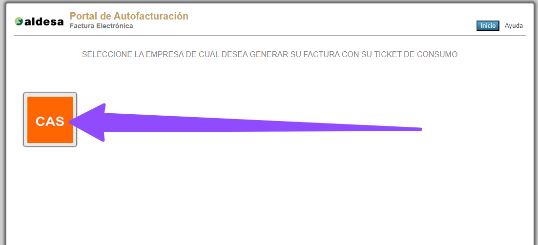 entrar facturacion CAS aqui Facturar Tickets ADN Fiscal