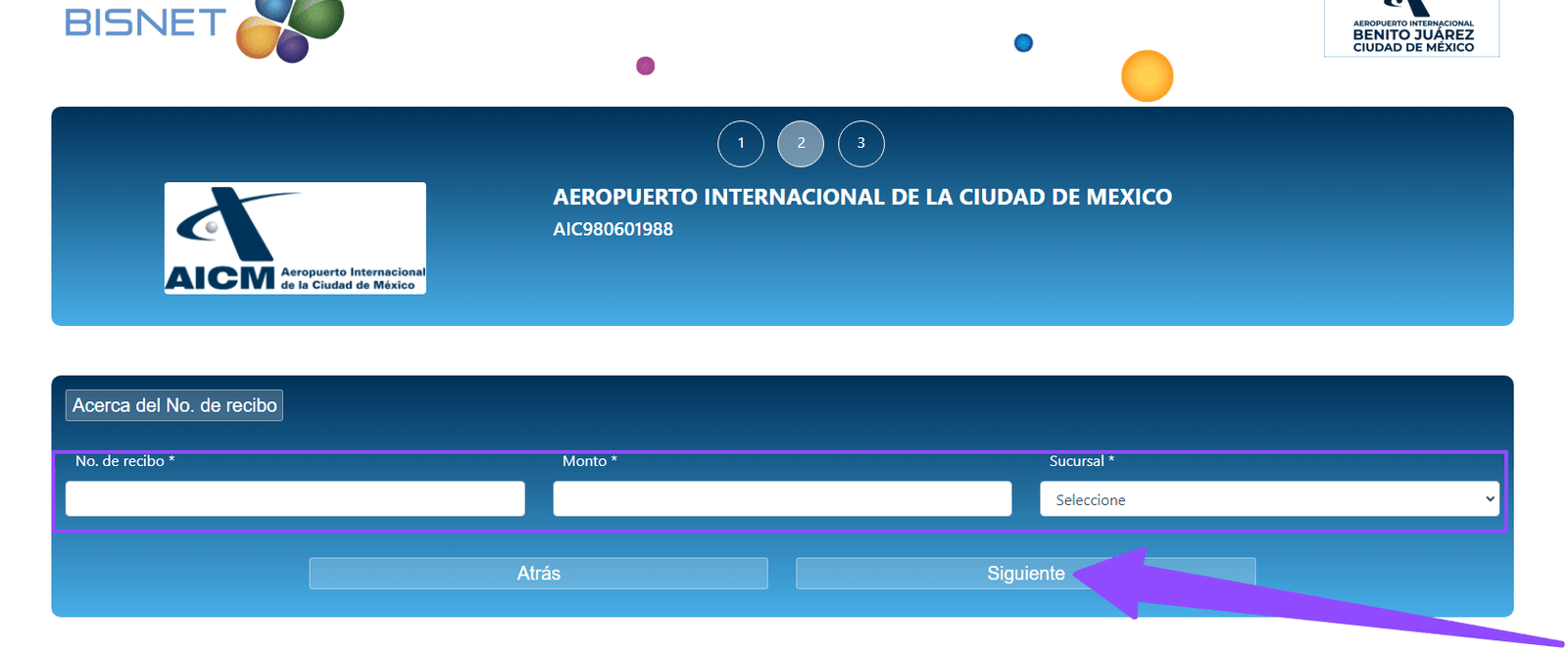 ingresar datos ticket AICM estacionamiento facturacion Facturar Tickets ADN Fiscal