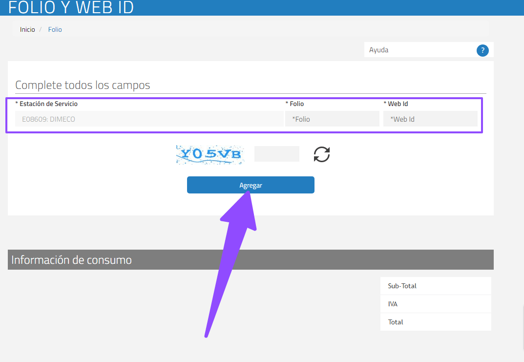 ingresar datos ticket Dimeco facturar Facturar Tickets ADN Fiscal