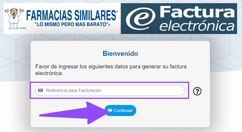 ingresar referencia facturacion Farmacias Similares Facturar Tickets ADN Fiscal