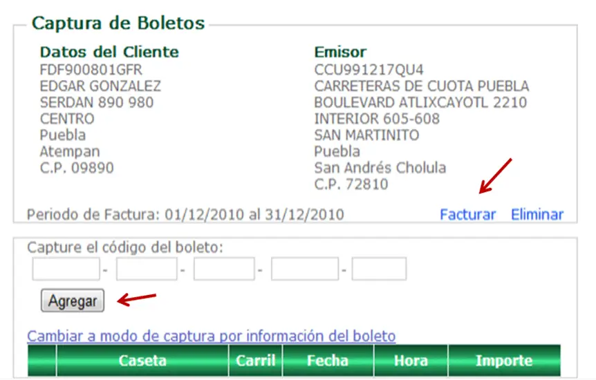 ingresar ticket peaje San Julian ingresar ticket peaje San Julian Facturar Tickets ADN Fiscal