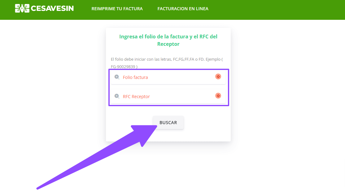 ingresar ticket y rfc CESAVESIN facturacion Facturar Tickets ADN Fiscal