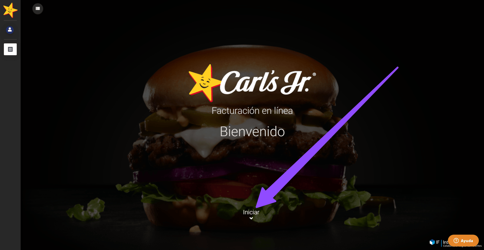iniciar facturacion Carl´s Jr Facturar Tickets ADN Fiscal